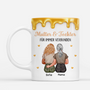 8916MGE2 3d druck effekt eine unzertrennliche verbindun personalisiertes geschenk  tochter mama tasse 8916msh5a