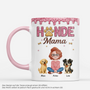8931MGE1 3d druck effekt hundemama hundepapa glitzer personalisiertes hunde geschenk  tasse 8931m3fwc