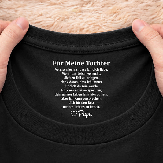 8934AGE2 ich kann versprechen dich fur den rest meines lebens zu lieben personalisiertes geschenk  schwarzes t shirt nackenlabel drucken sohn tochter 8934aa8pwb