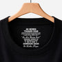 8947AGE1 manchmal vergisst du wie grossartig du bist personalisiertes geschenk  schwarzes t shirt nackenlabel drucken sohn tochter manner frauen 8947aa6ela