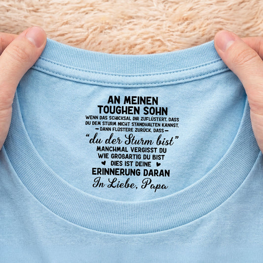 8947AGE2 manchmal vergisst du wie grossartig du bist personalisiertes geschenk  weisses t shirt nackenlabel drucken sohn tochter manner frauen 8947aa6ela