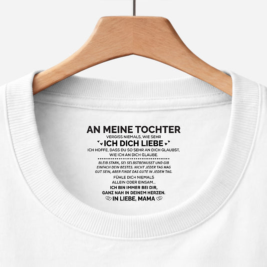 8948AGE1 bleib stark sei selbstbewusst und gib einfach dein bestes personalisiertes geschenk  weisses t shirt nackenlabel drucken sohn tochter manner frauen 8948aa6vca_1