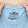 8952AGE2 ich hoffe dass du so sehr an dich glaubst personalisiertes geschenk  weisses t shirt nackenlabel drucken sohn tochter manner frauen 8952aa6rla