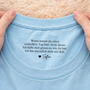 8954AGE2 du hast immer mich personalisiertes geschenk  weisses t shirt nackenlabel drucken manner frauen 8954aaseca