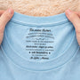 8961AGE2 wenn ich dir eine sache im leben geben konnte weisses t shirt personalisiert nackenlabel drucken sohn tochter manner frauen 8961aatcsa