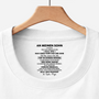 8962AGE1 ich bin immer bei dir tief in deinem herzen personalisiertes geschenk  weisses t shirt nackenlabel drucken sohn tochter manner frauen 8962aatebb
