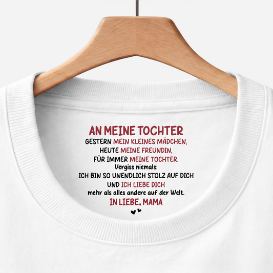 8969AGE1 ich liebe dich mehr als alles andere auf der welt personalisiertes geschenk  weisses t shirt nackenlabel drucken sohn tochter manner frauen 8969aaccca