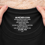 8969AGE2 ich liebe dich mehr als alles andere auf der welt personalisiertes geschenk  schwarzes t shirt nackenlabel drucken sohn tochter manner frauen 8969aaccca