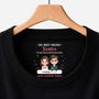 9068AGE1 unser band wird niemals reissen personalisiertes geschenk  schwarzes t shirt nackenlabel drucken tochter sohn schwester bruder 9068aa6fsa