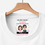 9068AGE1 unser band wird niemals reissen personalisiertes geschenk  weisses t shirt nackenlabel drucken tochter sohn schwester bruder 9068aa6fsa