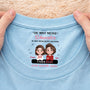 9068AGE2 unser band wird niemals reissen personalisiertes geschenk  weisses t shirt nackenlabel drucken tochter sohn schwester bruder 9068aa6fsa