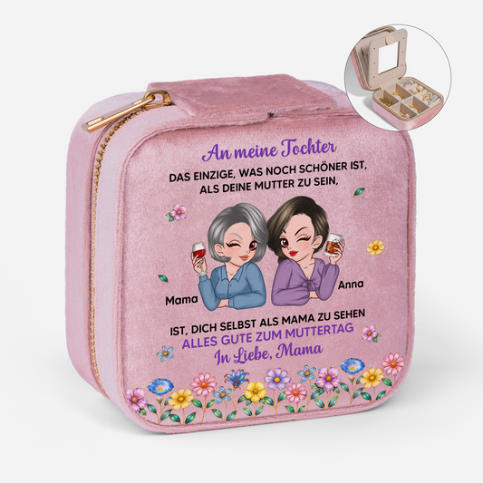 9071AGE1 meine tochter wird mutter spruche personalisierte geschenke tochter  schmuckkastchen samt 9071aj6fwa