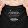 9093AGE2 ich liebe dich fur immer und ewig personalisiertes geschenk  schwarzes t shirt nackenlabel drucken sohn tochter 9093aa8ema