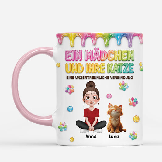 9117MGE2 3d druck effekt eine unzertrennliche verbindung katzen tasse personalisiert glitzer 9117maqtc_e7350bdb 328f 4edb a048 9face5d6e277
