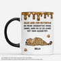 9124MGE1 3d druck effekt alles liebe zum muttertag vatertag personalisierte geschenke katze  tasse braun 9124maysd
