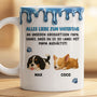 9124MGE2 3d druck effekt alles liebe zum muttertag vatertag personalisiertes hunde geschenk  tasse braun 9124maysc