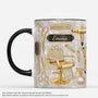 9142MGE1 3d druck effekt friseurbedarf fur salon personalisiertes geschenk  tasse perlmutt 9142msdlb