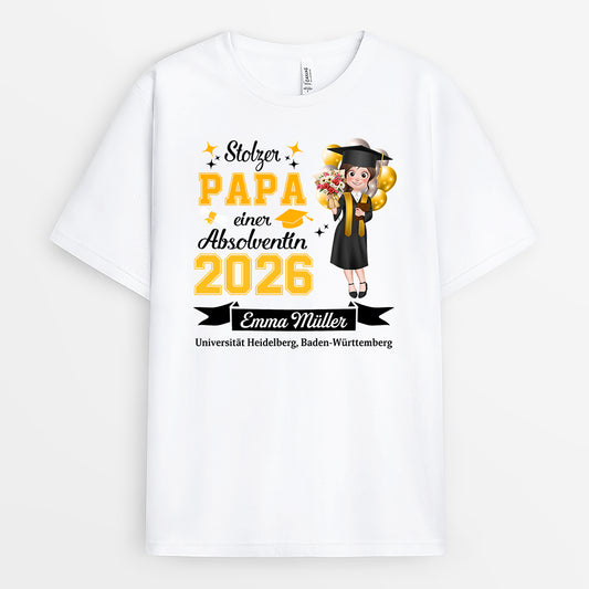 9144AGE1 stolze mama eines absolventen personalisierte geschenke abschluss  t shirts damen_ manner weiss 9144aspla_46cceb8a eff5 4165 bc9c 52d73f21e7c6
