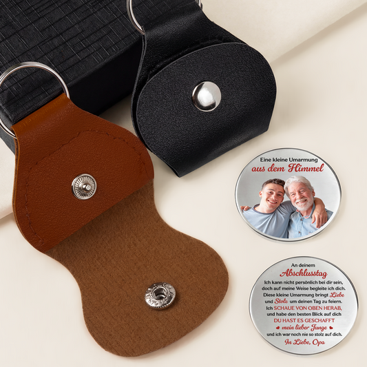 9212AGE2 eine kleine umarmung aus dem himmel personalisiertes geschenk  pocket hug schlusselanhanger manner frauen abschluss zur erinnerung 9212aj6eza