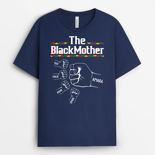 9219AGE2 the blackfather the blackmother personalisiertes geschenk  mama papa shirt schwarz 9219atfzb_22a90d24 f5b3 4c90 bc59 2dbd15295913