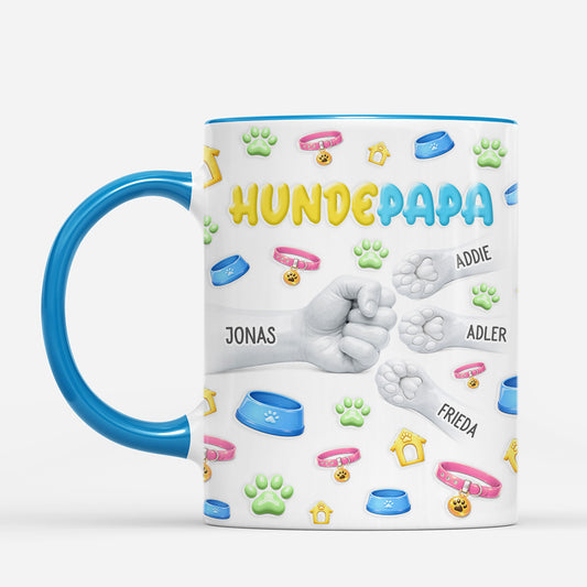 9226MGE2 3d optik faustgruss haustierzubehor personalisiertes geschenk  hunde katzen tasse 9226mnqnc