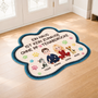 9228AGE2 3d druck effekt ein haus wird erst durch pfotenabdrucke zu einem zuhause personalisiertes hunde geschenk  fussmatte unregelmassige form 9228adnxnc