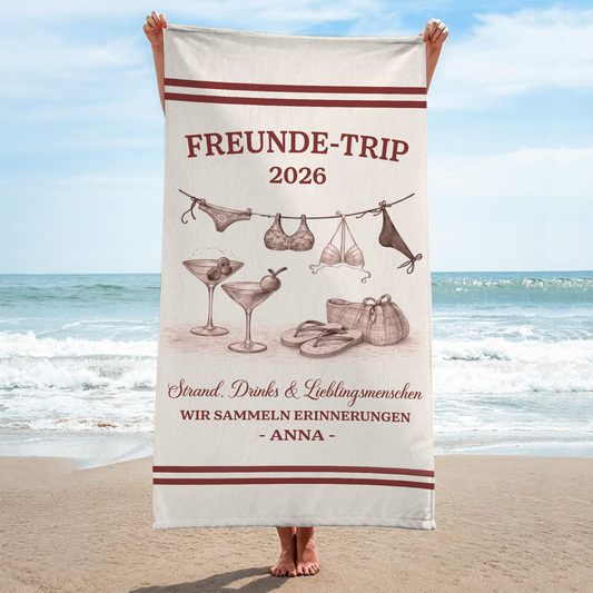 9286BGE2 madels trip personalisierte geschenke fur frauen  strandtuch 9286baeta