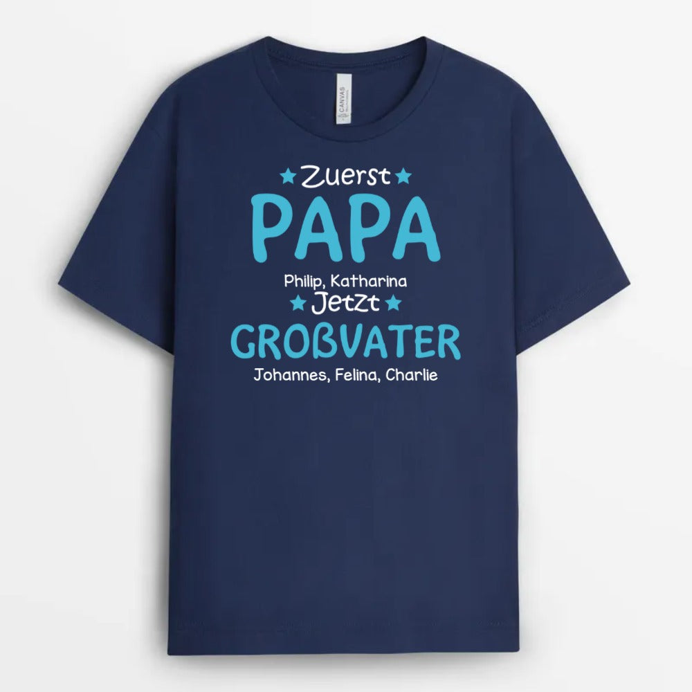 Geschenk Für Papa Opa - Personalisiertes Geschenk | T-shirt für Papas/Opas
