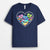 Herzen Im Herz - Personalisierte Geschenke | T-Shirt für Mama/Oma