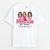 Für Immer Besties mit Pinkfarben - Personalisiertes Geschenk | T-shirt für beste Freundinnen