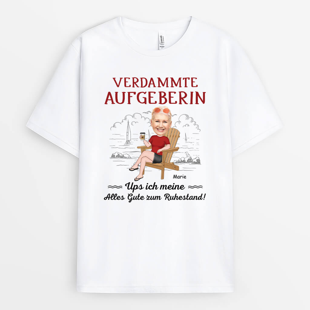 Alles Gute Zum Ruhestand - Personalisiertes Geschenk | T-Shirt für Frauen