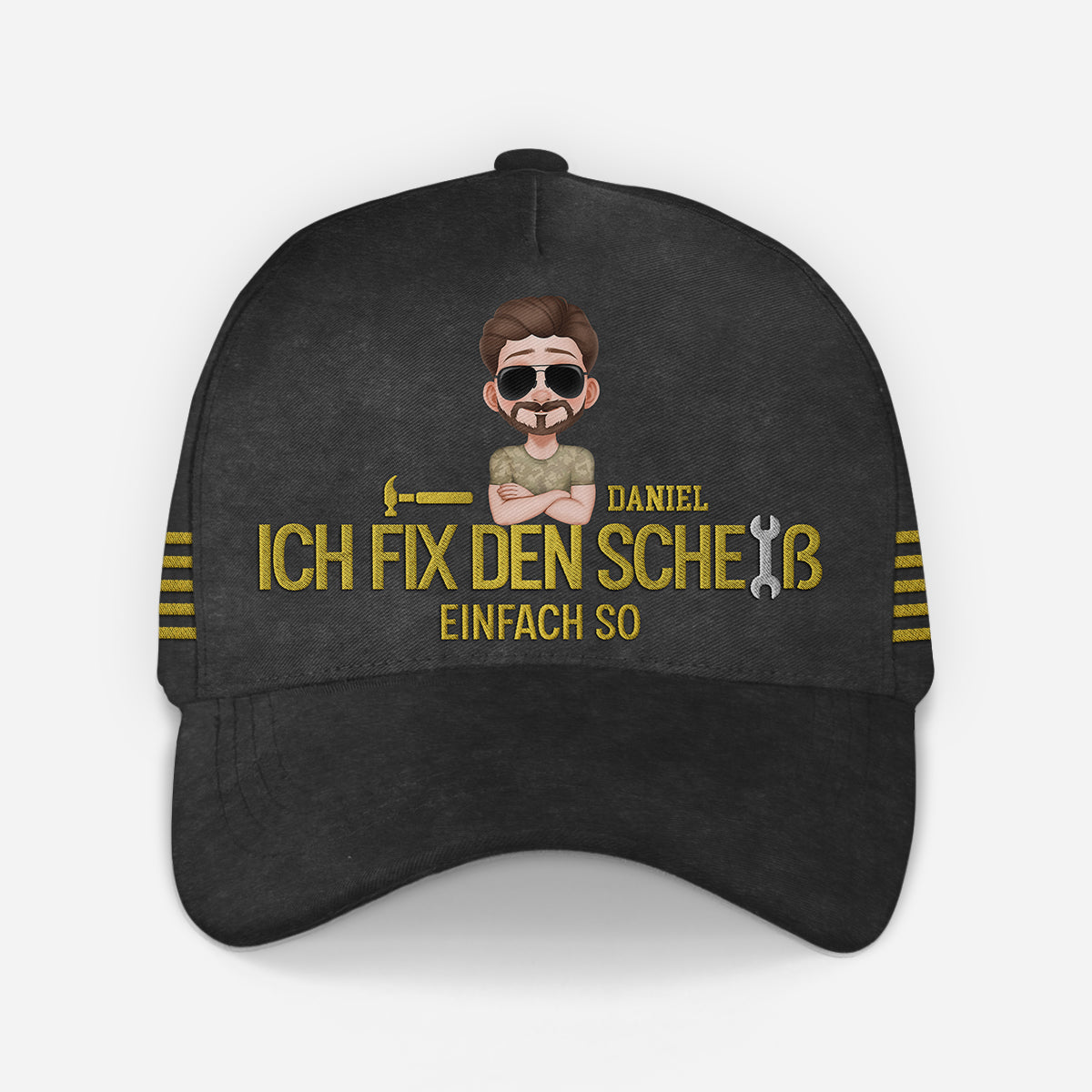 Ich Fix Den Scheiß Einfach So - Personalisiertes Geschenk | Kappen Papa Opa 商品缩略图