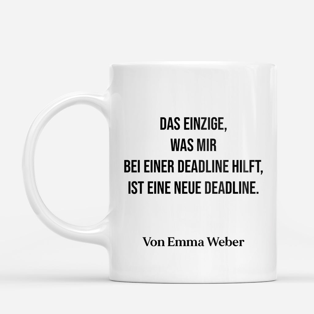 Lustig Büro Sprüche - Personalisierte Tasse Lustig Arbeit