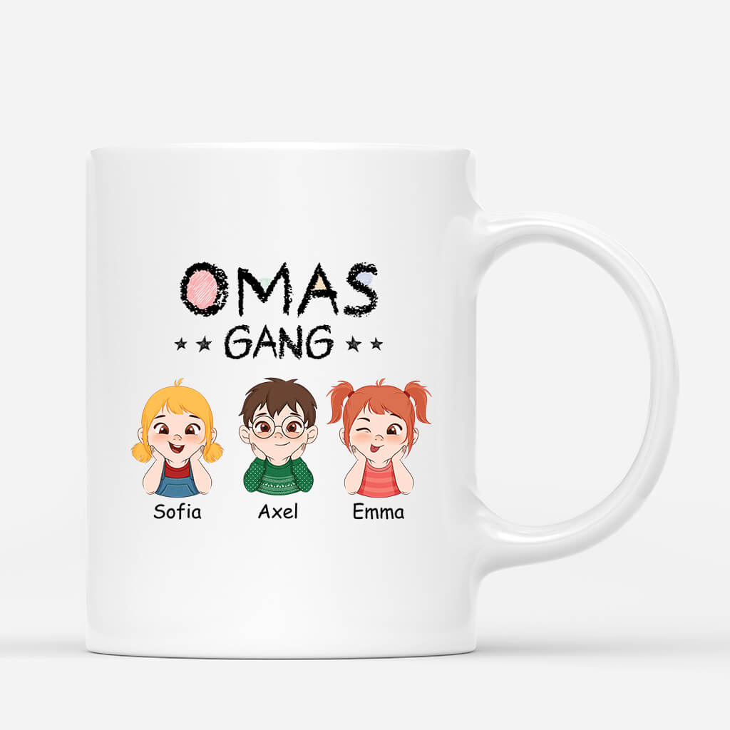 Mamas Bande - Personalisiertes Geschenk | Tasse für Mamas