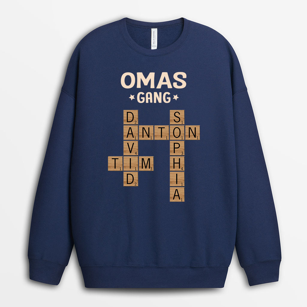 Opas/Omas Gang - Personalisierte Kreuzworträtsel Geschenke | Sweatshir ... Opas/Omas Gang - Personalisierte Kreuzworträtsel Geschenke | Sweatshir ...