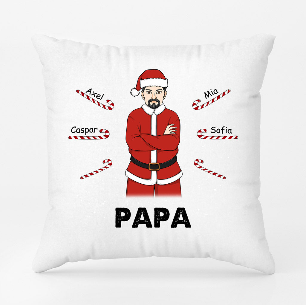 Opa Klaus Süßigkeit - Personalisierte Geschenke | Kissen für Papa/Opa Weihnachten