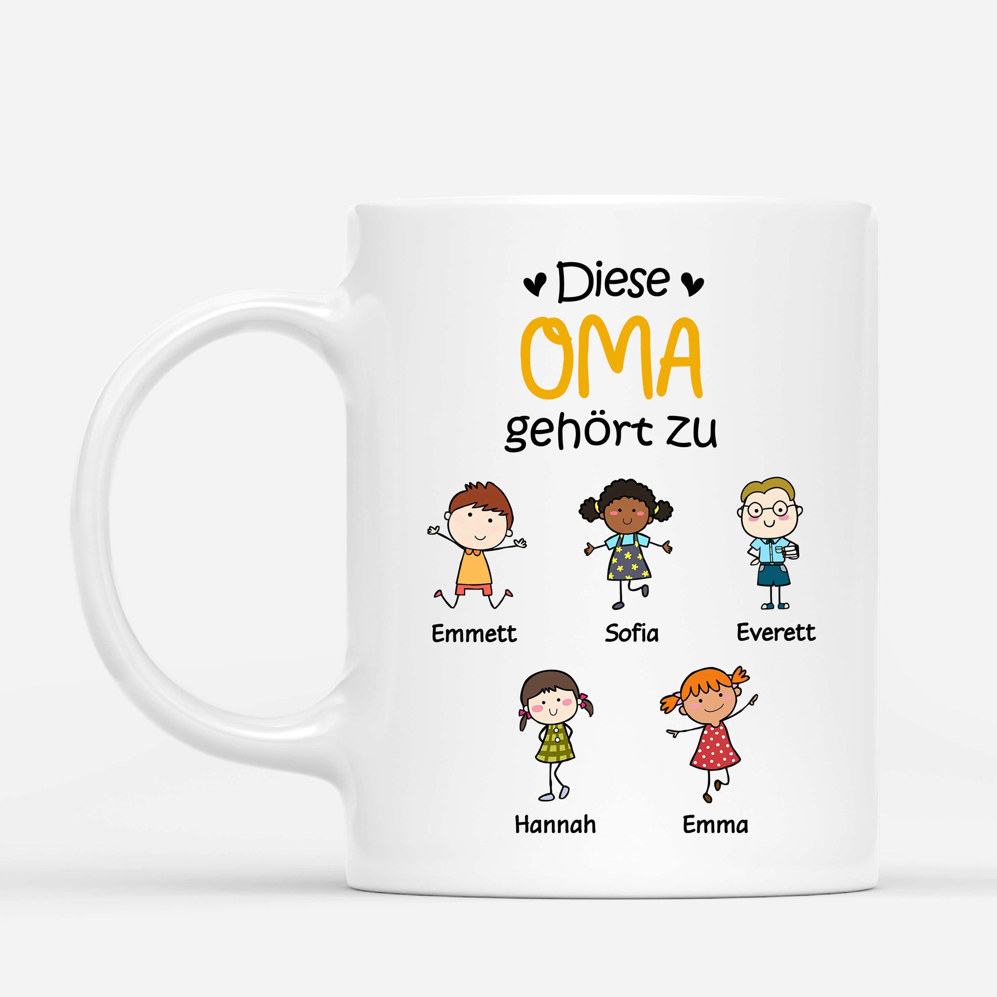 Diese Oma Gehört Zu - Personalisierte Geschenke | Tasse für Mama/Oma