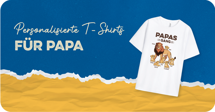 Personalisierte T Shirts FUR PAPA
