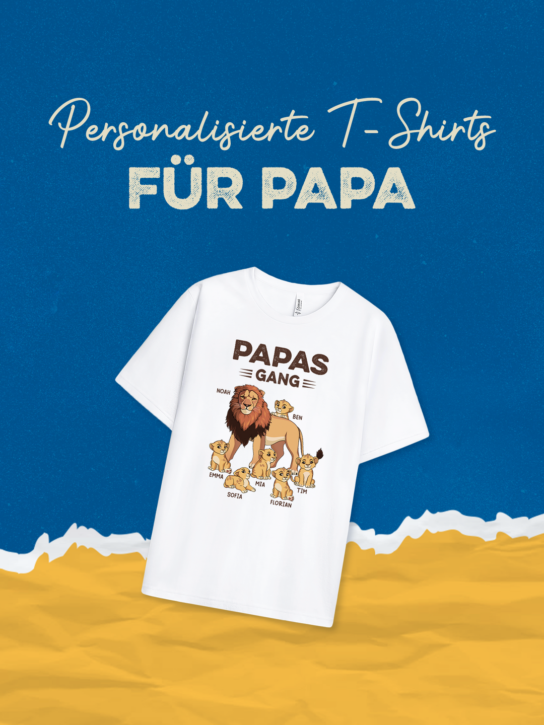 Personalisierte T Shirts FUR PAPA_580dde46 6ada 4408 ac9a 02403dd26f2f