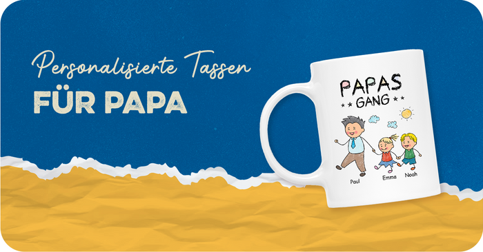 Personalisierte Tassen FUR PAPA