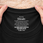 fur immer mein bruder ewig mein held personalisiertes geschenk  schwarzes t shirt nackenlabel drucken bruder schwester 9255aacfpb