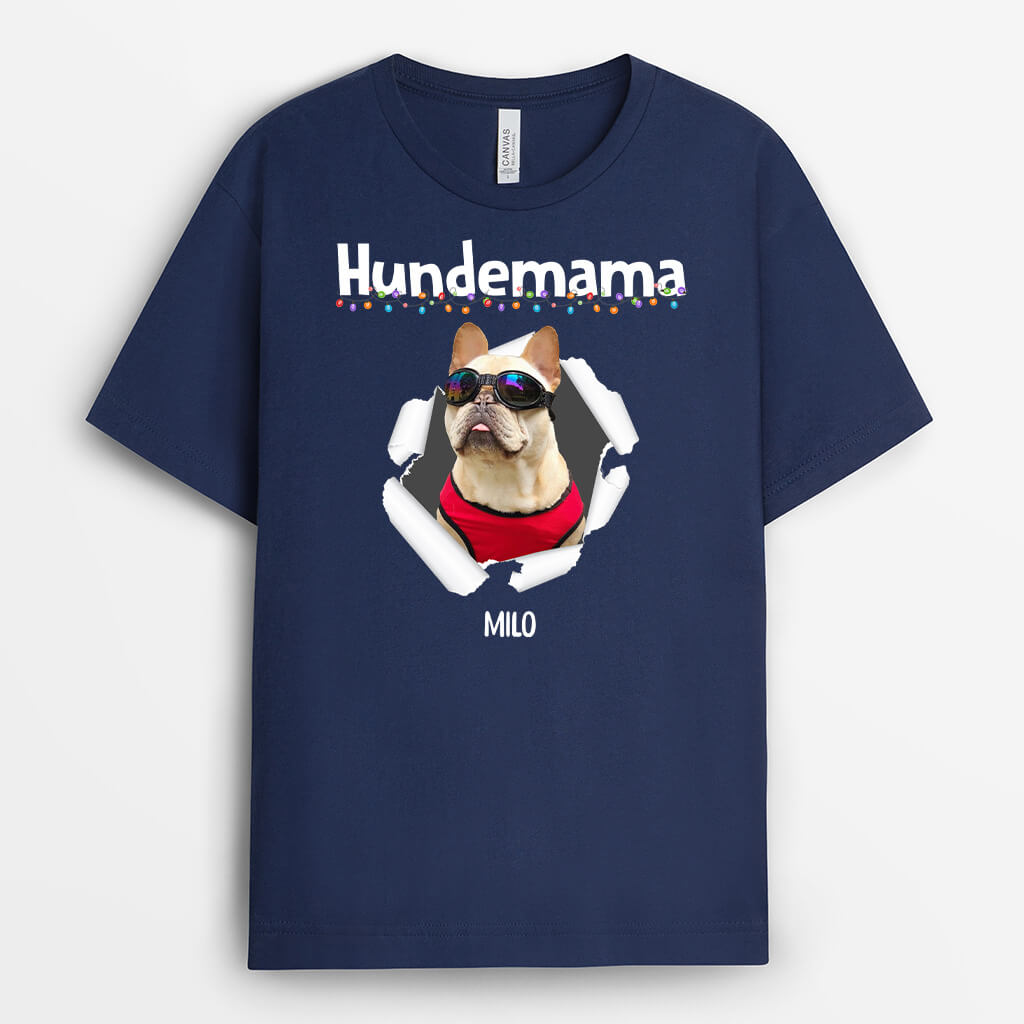 Hundepapa Hundemama - Personalisiertes Geschenk | T-shirt für Hundeliebhaber