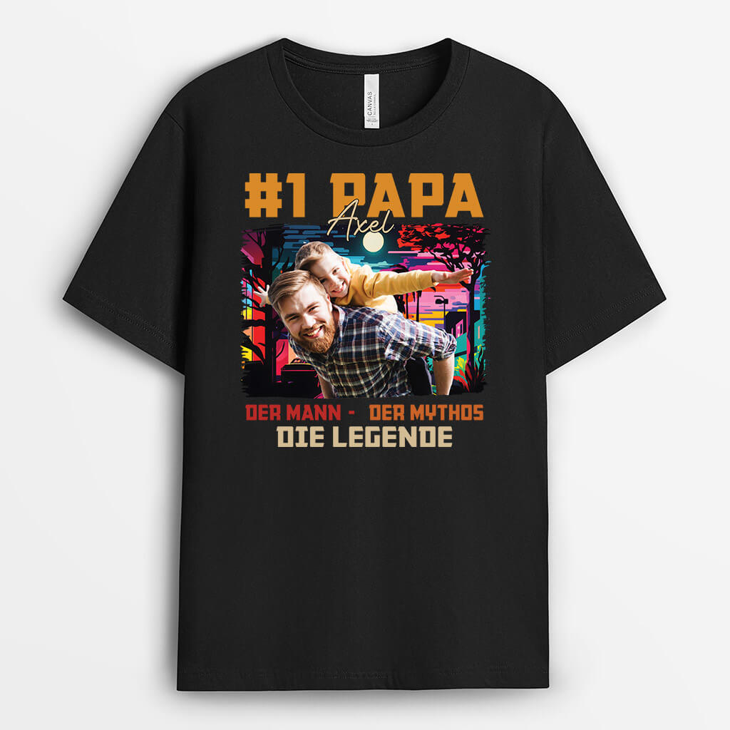 Der Mann, der Mythos, die Legende - Personalisiertes Geschenk | T-shirt für Opas