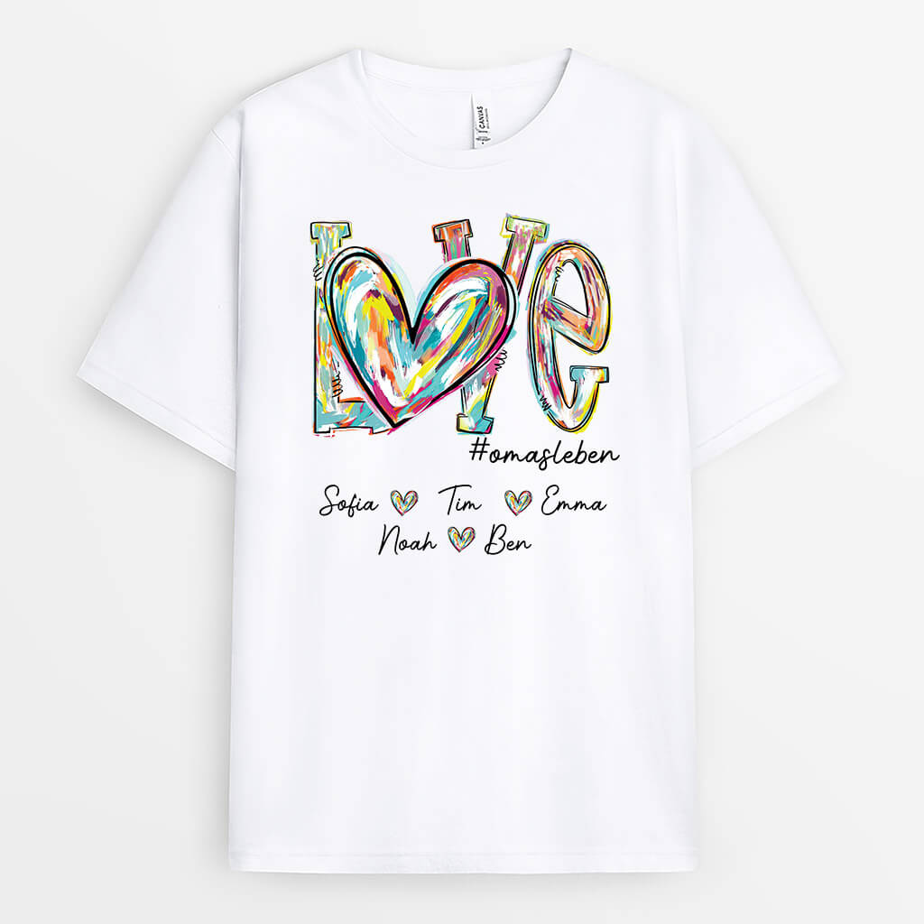 Liebe - Personalisiertes Geschenk | T-shirt für Männer/Frauen