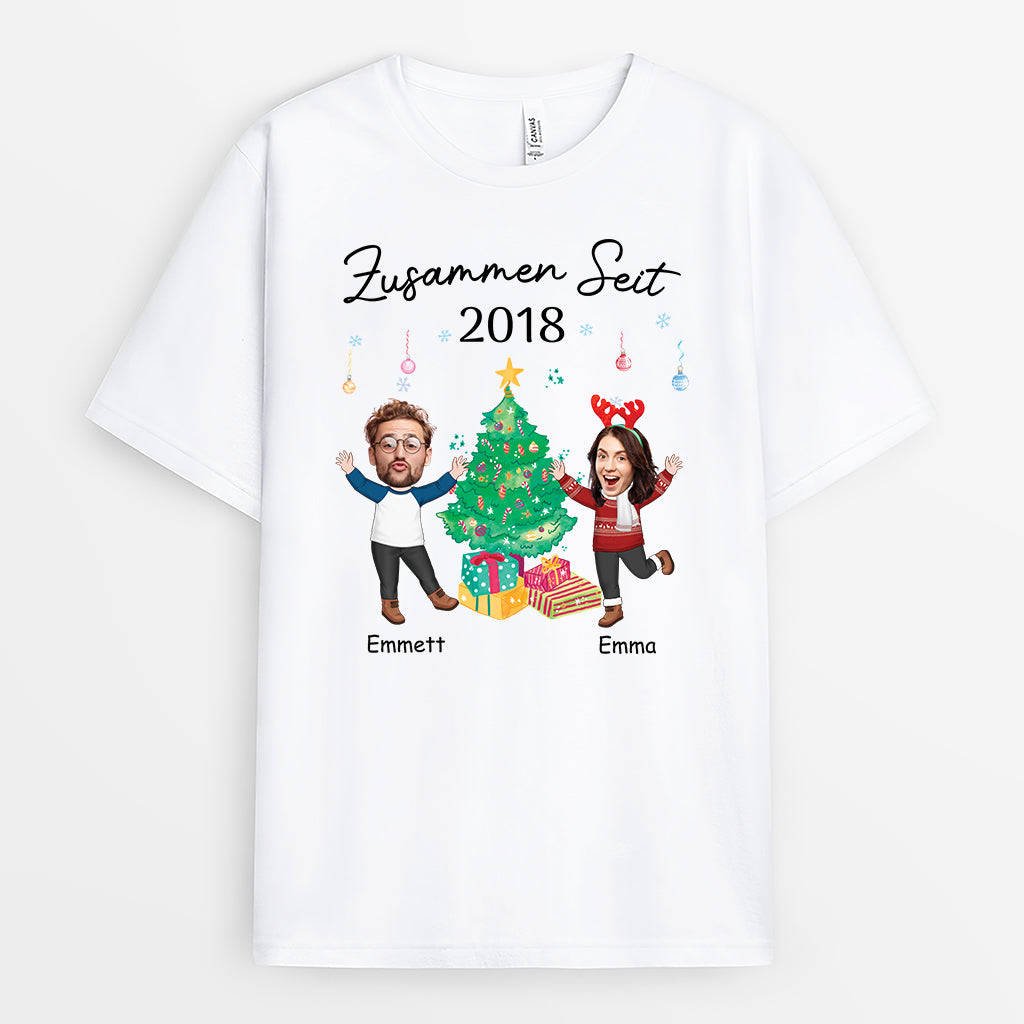 Zusammen Seit - Personalisiertes Geschenk | T-Shirt für Paare