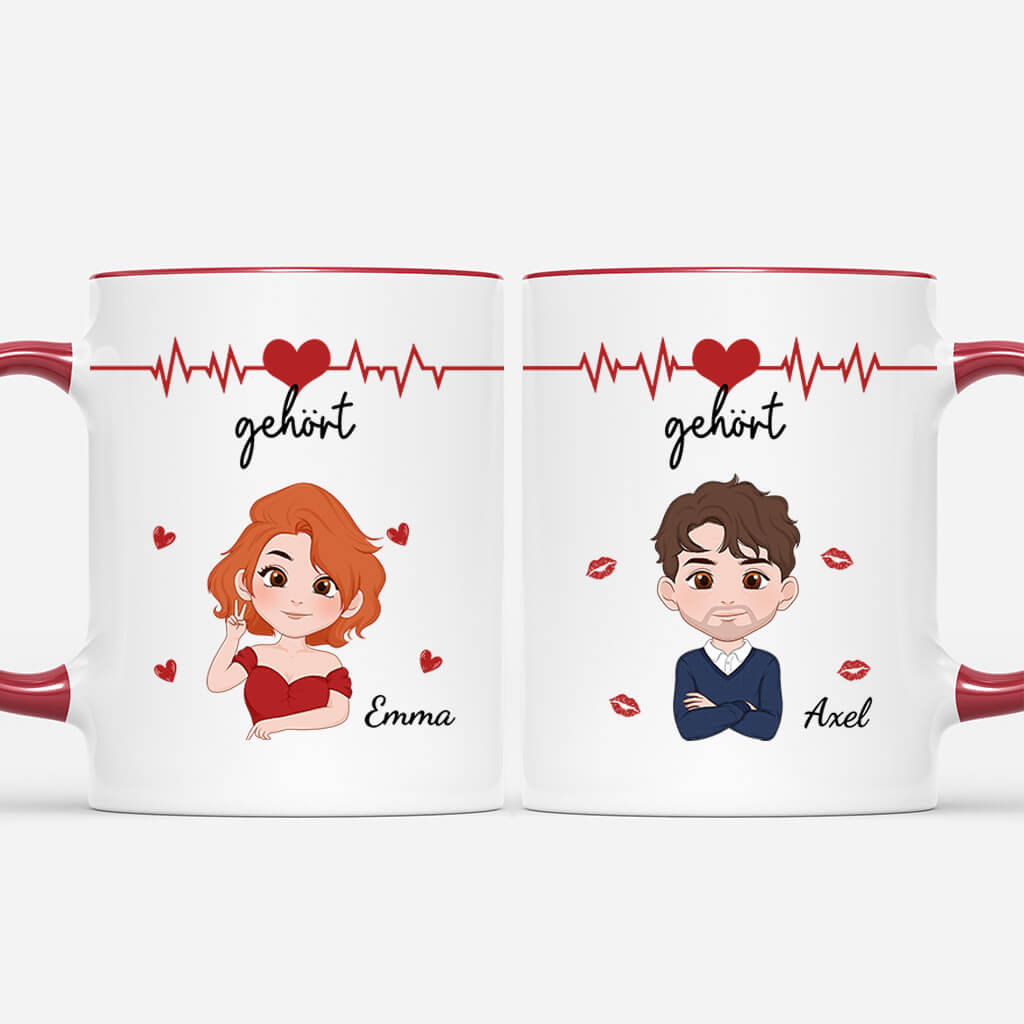 Mein Herz Gehört Name - Personalisiertes Geschenk | Tasse für Paare
