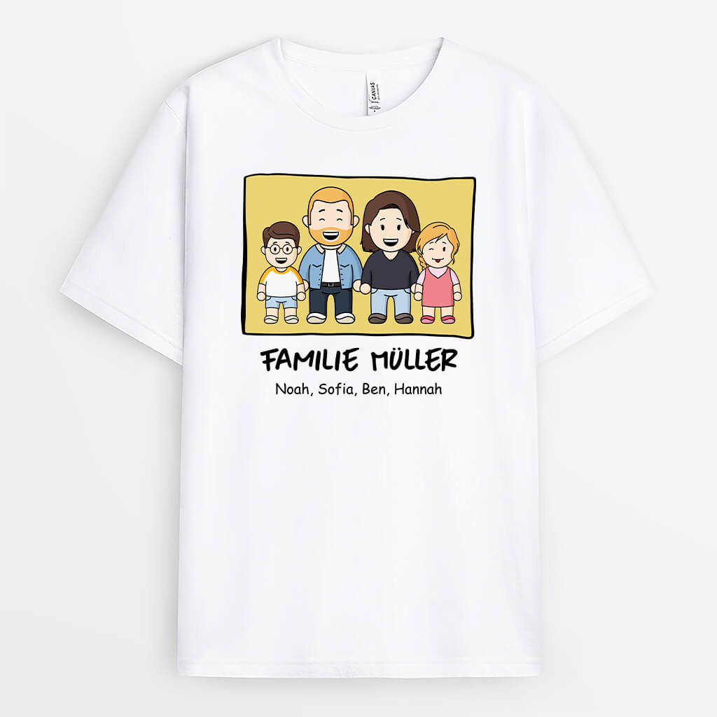 Die ... Familie - Personalisiertes Geschenk | T-Shirt für die Familie