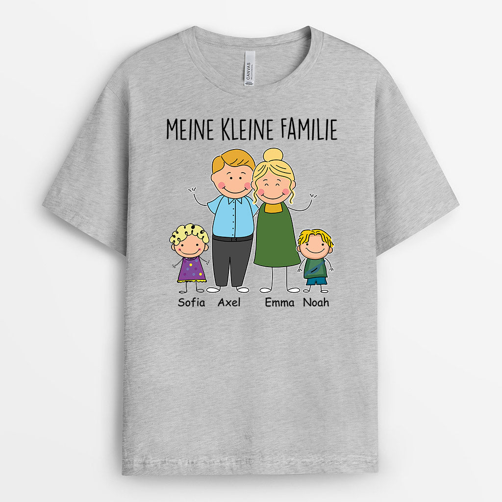 Meine kleine Familie - Personalisiertes Geschenk | T-shirt für die Familie