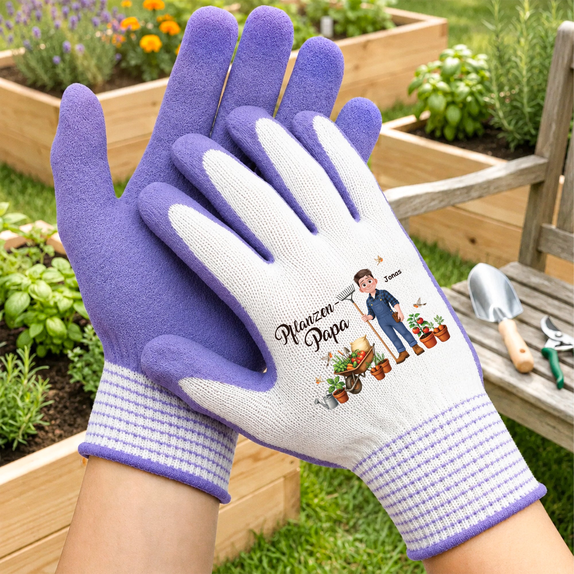 pflanzen handschuh Pflanzen-Lady - Personalisiertes Geschenk | Gartenhandschuhe Herren Da