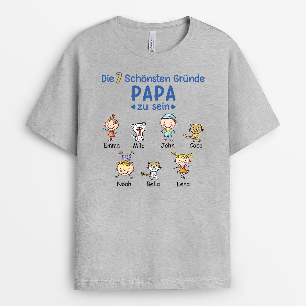 Gründe Warum Es Großartig Ist Opa Zu Sein - Personalisiertes Geschenk | T-shirt für Opas